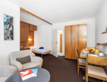 Zonnig appartement op 300m van centrum Davos, vlakbij skipiste - thumbnail 4
