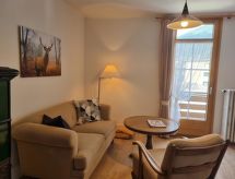 Friedas Stübli: 3½-kamerappartement aan skipiste en meer in Davos - thumbnail 1