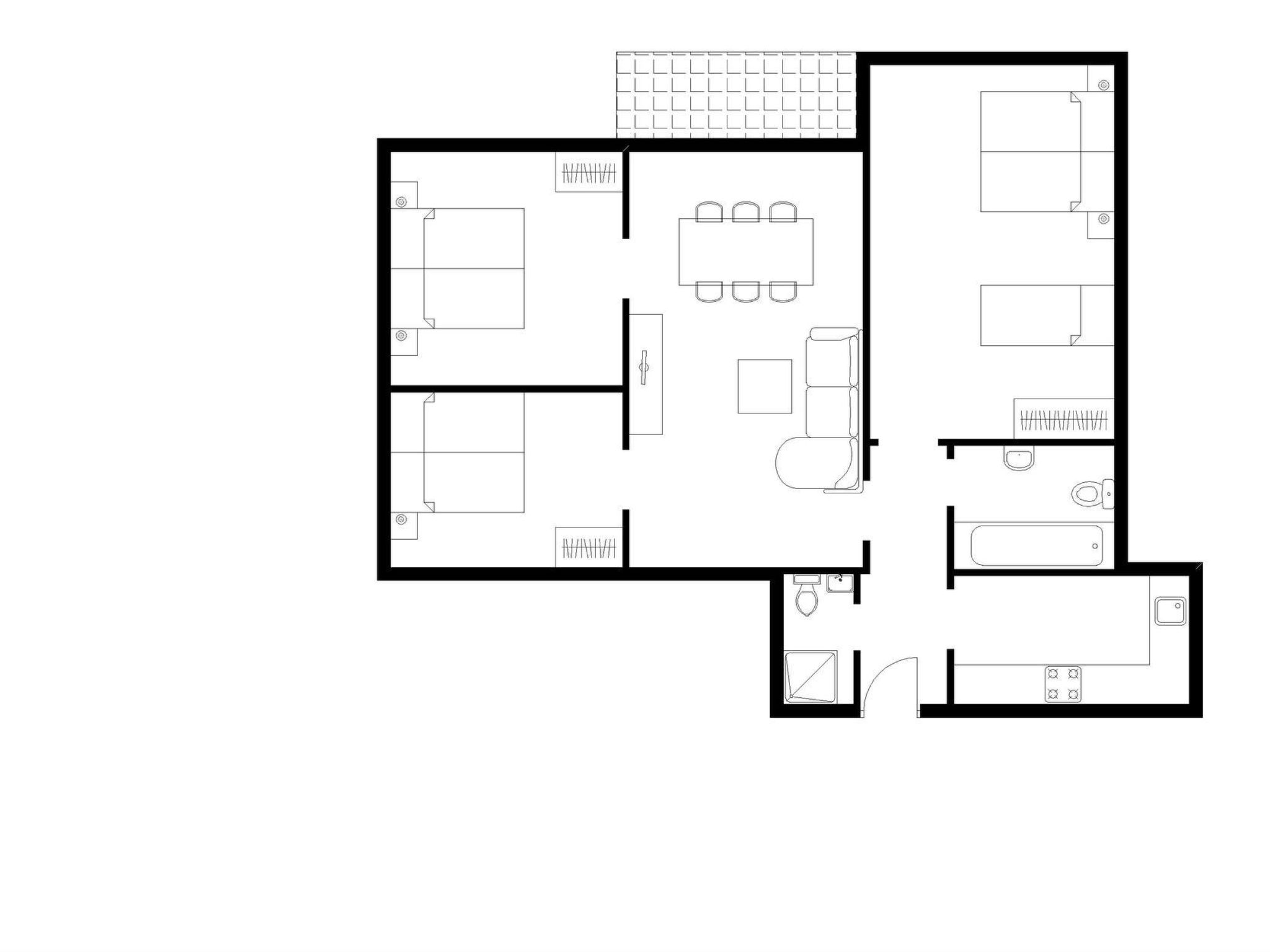 Photo of Bündalodge 1015 4-Zimmerwohnung