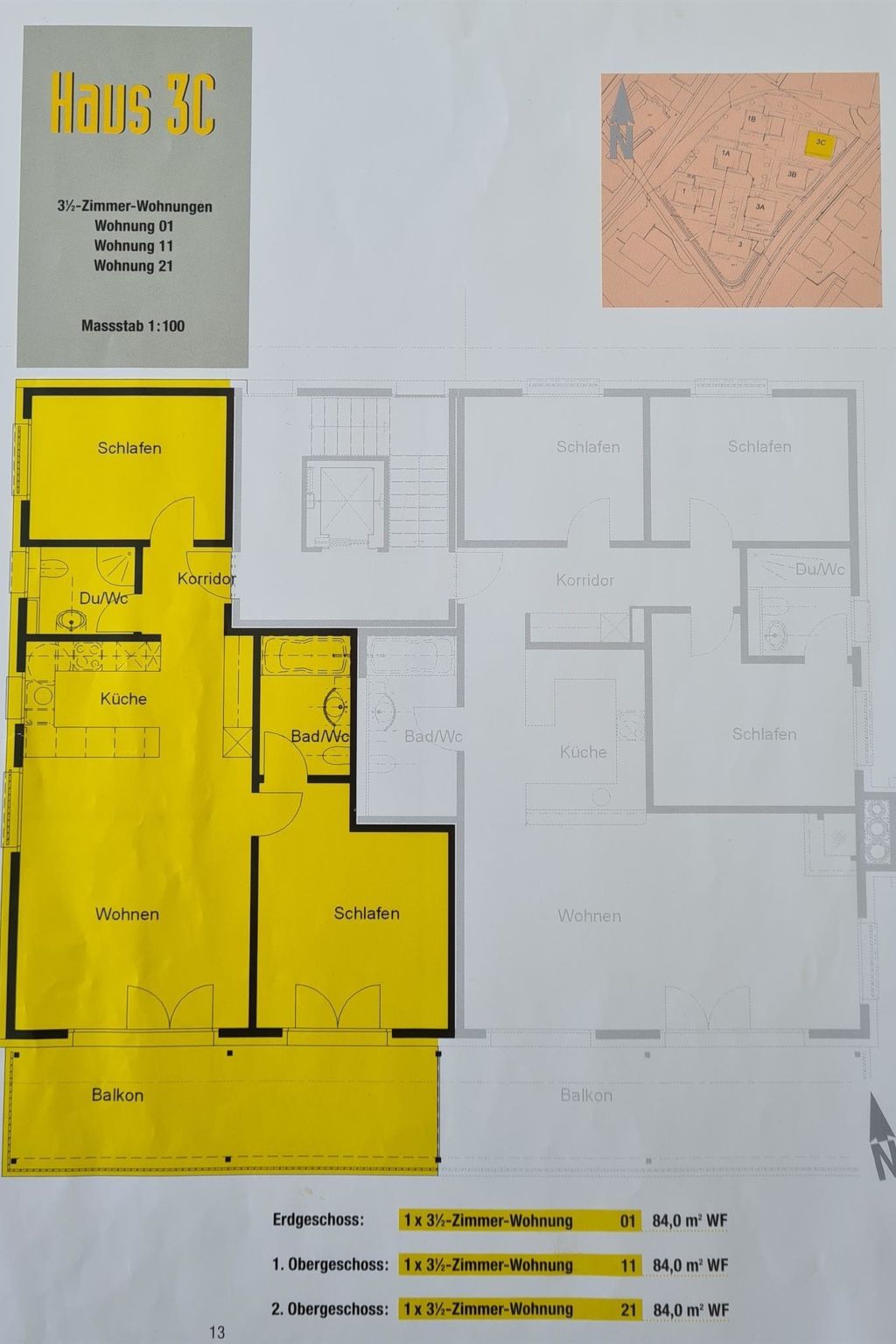 Photo of Mühlestrasse 3C Appartement/Fewo, Dusche und Bad, WC 3½-Zimmerwohnung