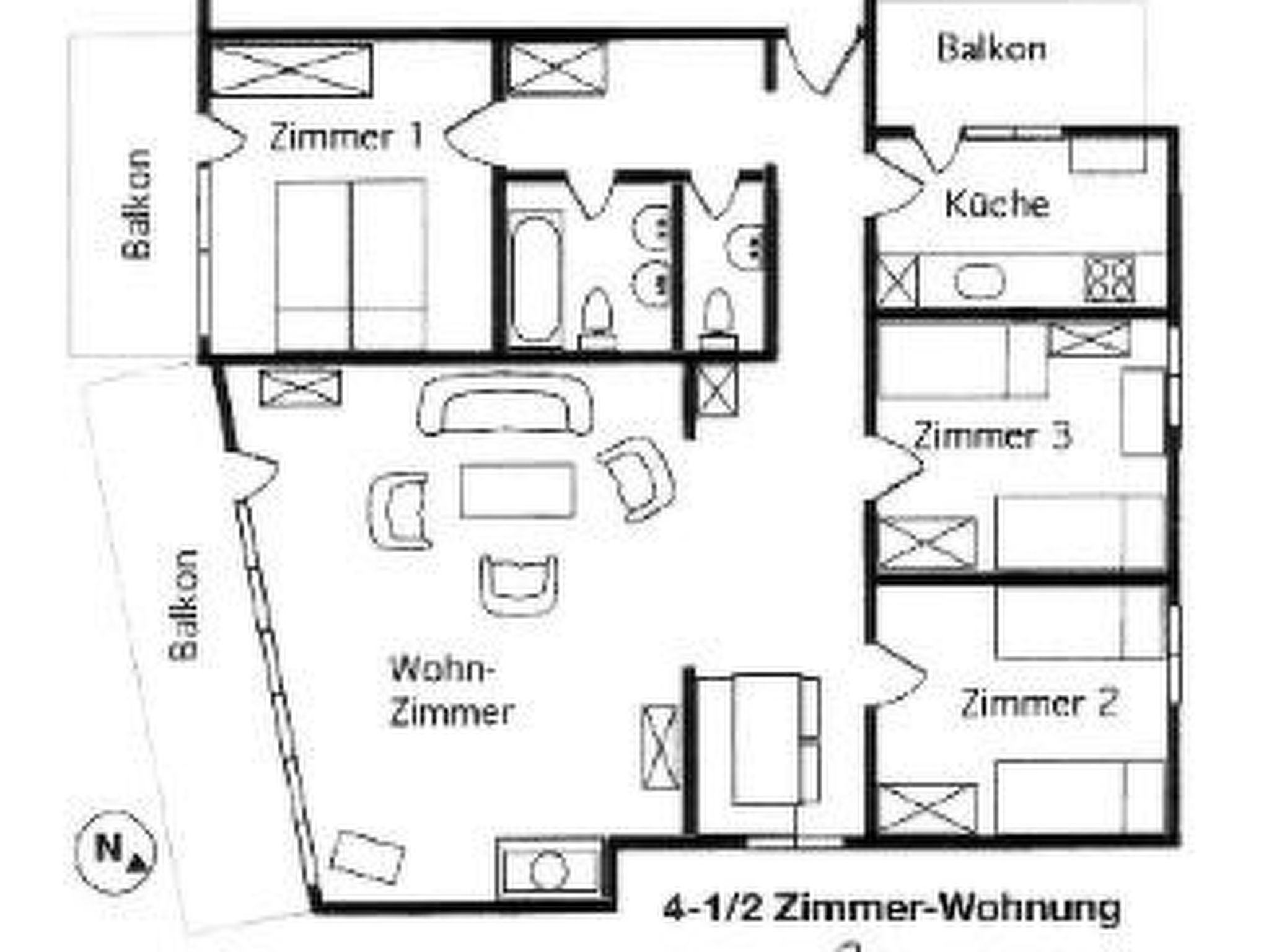Photo of Golfresidenz 47 Appartement/Fewo, Dusche oder Bad, WC 4½-Zimmerwohnung
