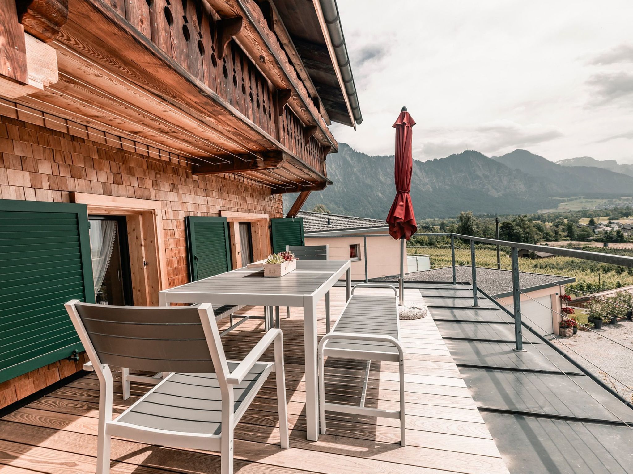 Appartement Casa Marie, (Malans), – Terrasse, photo 12 sur 28
