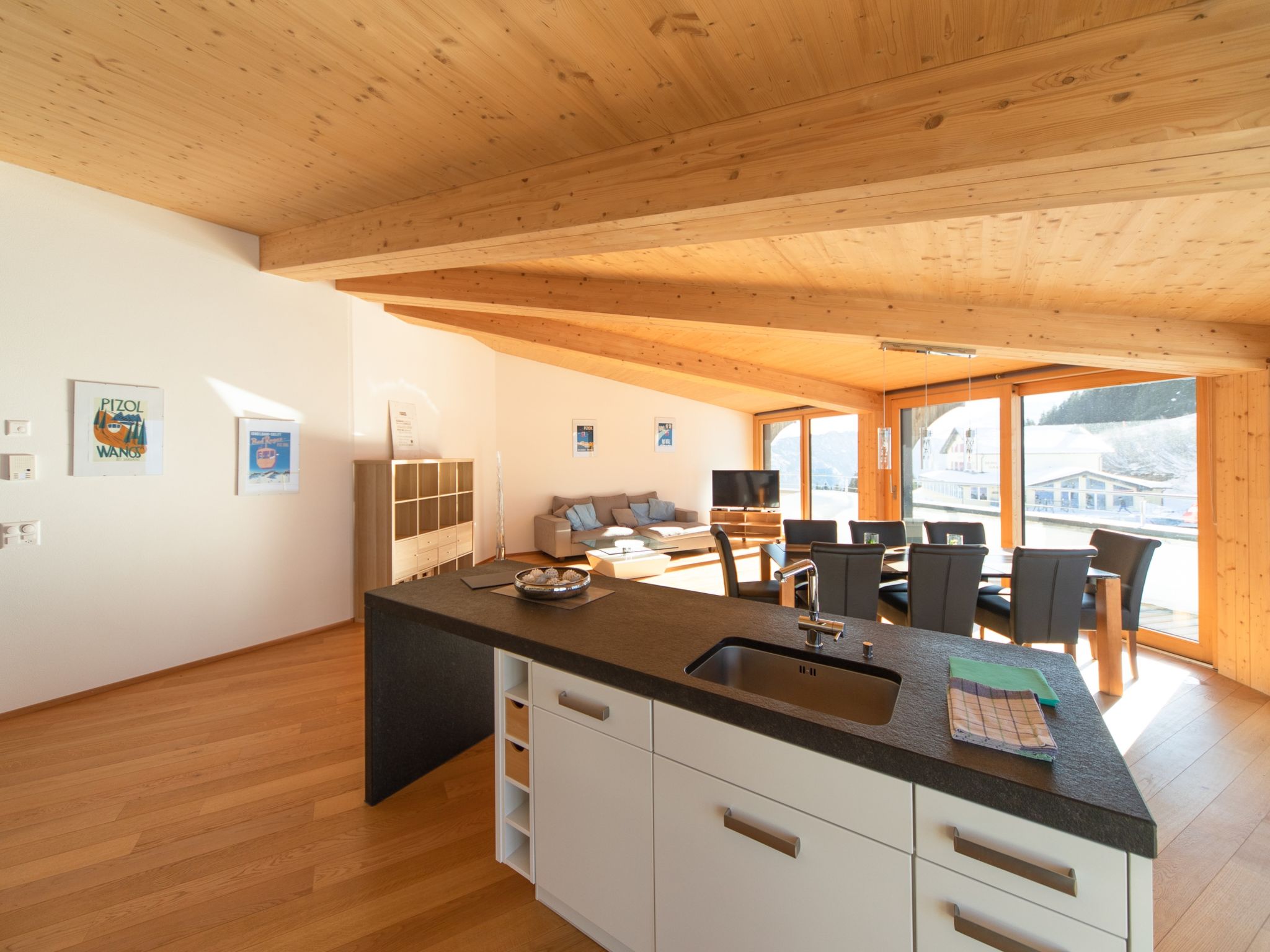 Haus Edelweiss, (Bad Ragaz). 3.5-Zimmerwohnung Bergflocke - Binnen