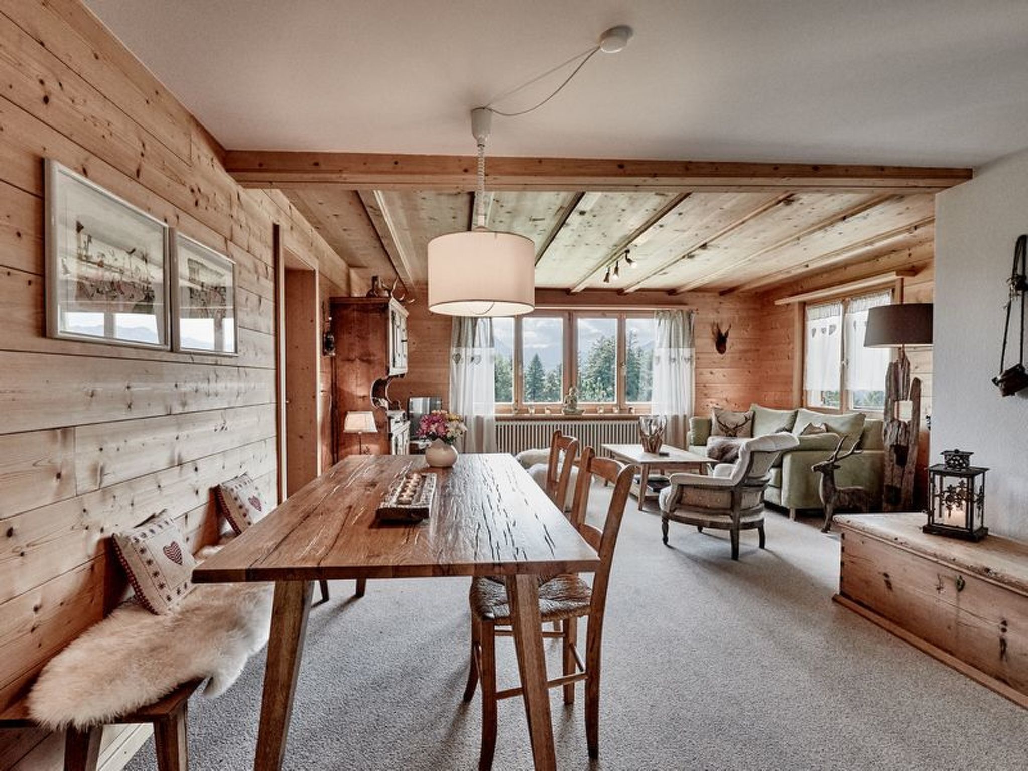 Appartement Chalet Lieuretta da Tscharfs, (Feldis), – Cuisine et coin repas, photo 5 sur 22