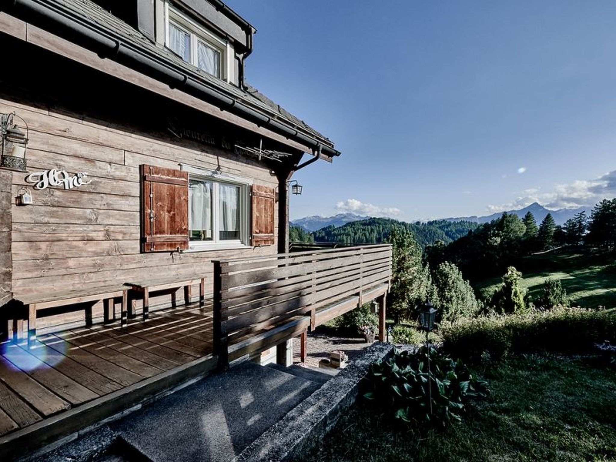Appartement Chalet Lieuretta da Tscharfs, (Feldis), – Terrasse, photo 16 sur 22