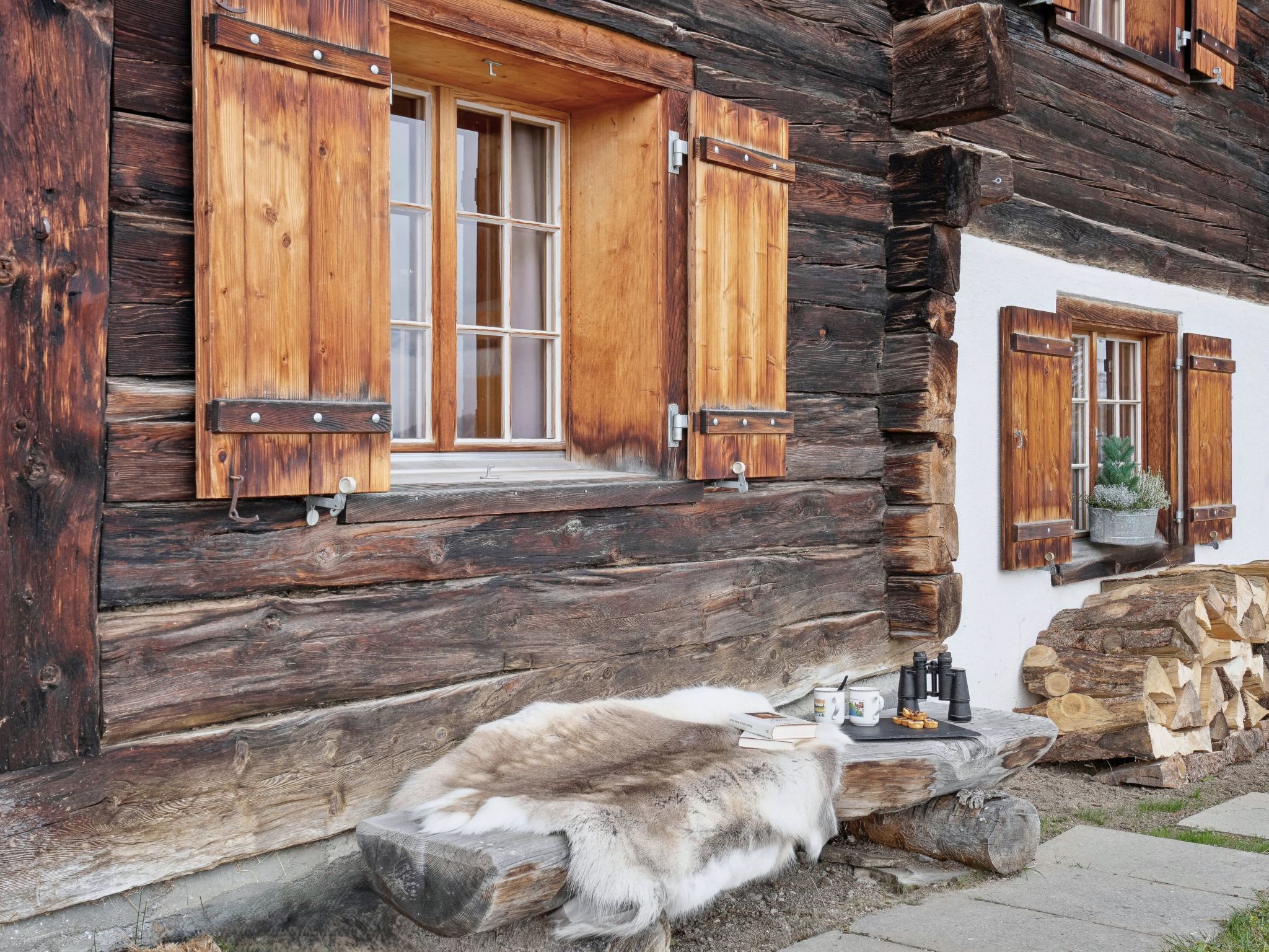 Maiensäss Stafel 45, (Mutten). - Buiten