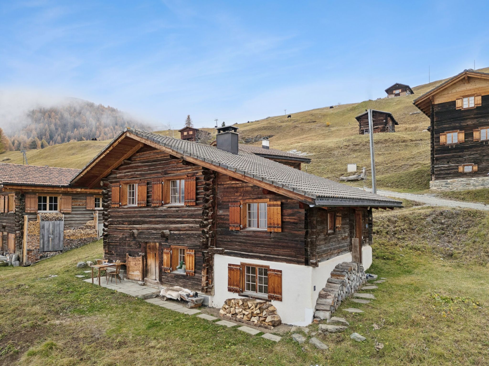 Maiensäss Stafel 45, (Mutten). - Buiten