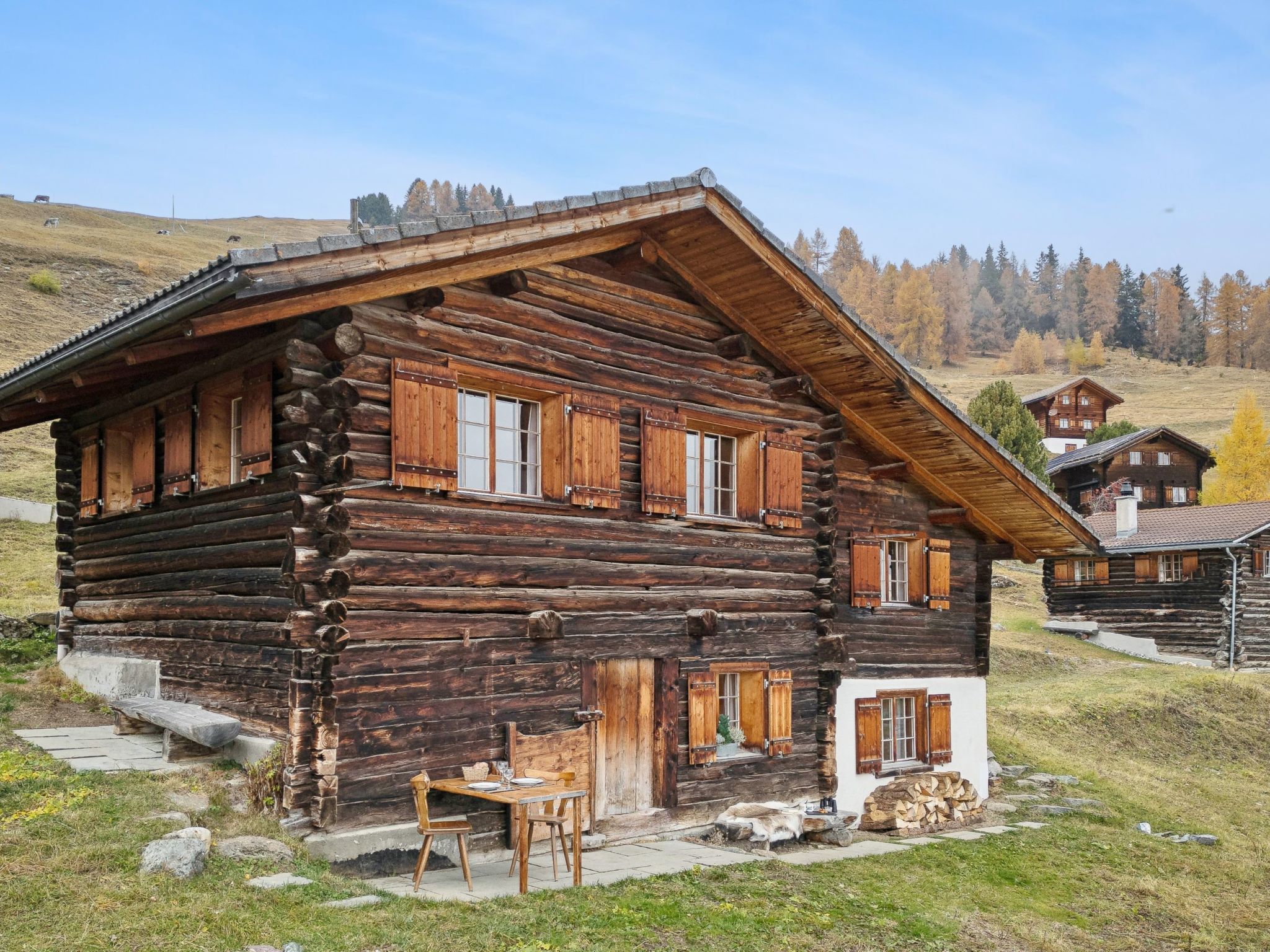 Maiensäss Stafel 45, (Mutten). - Buiten