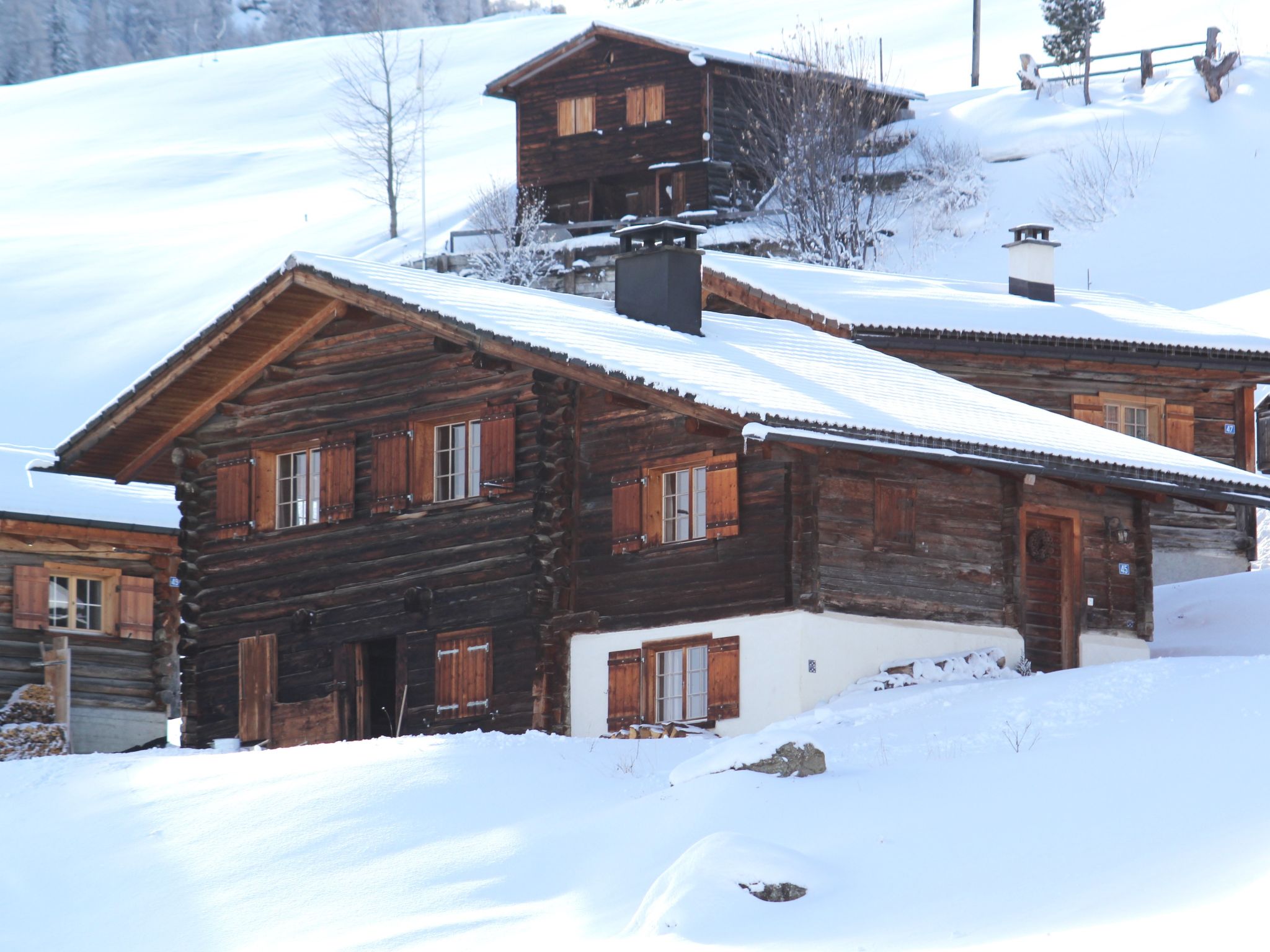Maiensäss Stafel 45, (Mutten). - Buiten