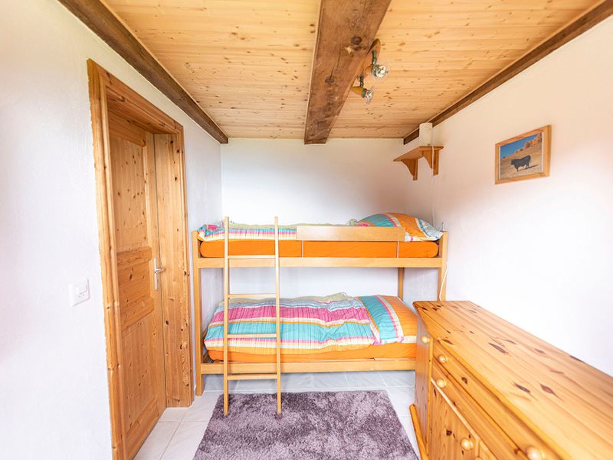 Appartement Ferienhaus beim Kulturtenn, (Obermutten), – Chambre, photo 8 sur 9