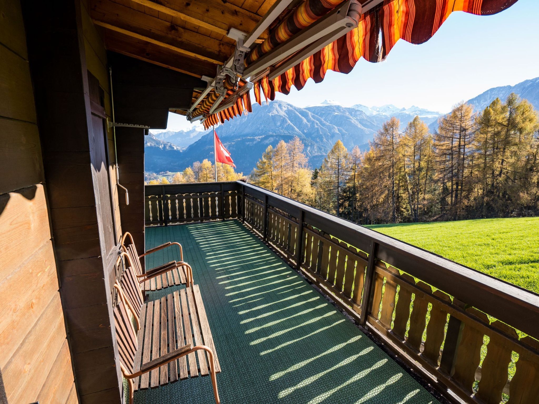 Appartement Haus Chalet Beverin, (Tartar), – Terrasse, photo 27 sur 29