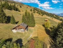 Vrijstaand chalet Paradiesli met sauna en bergzicht in Dalin, Graubünden - thumbnail 1