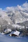 Ruim Chalet Staudenhof in Dalin: 8 pers., tuin & uitzicht op de Viamala - thumbnail 4