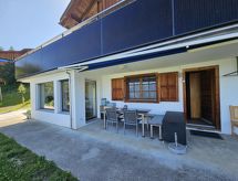 Knus chalet voor 2 in Dalin, met terras en bergzicht - thumbnail 1
