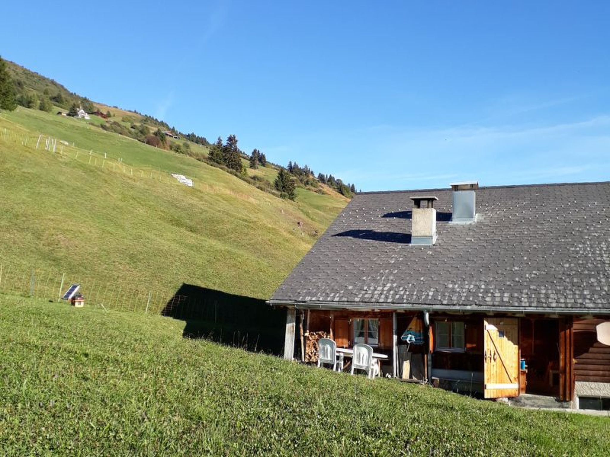 Appartement Maiensäss Rüs, (Präz), – Extérieur de la maison, photo 12 sur 16