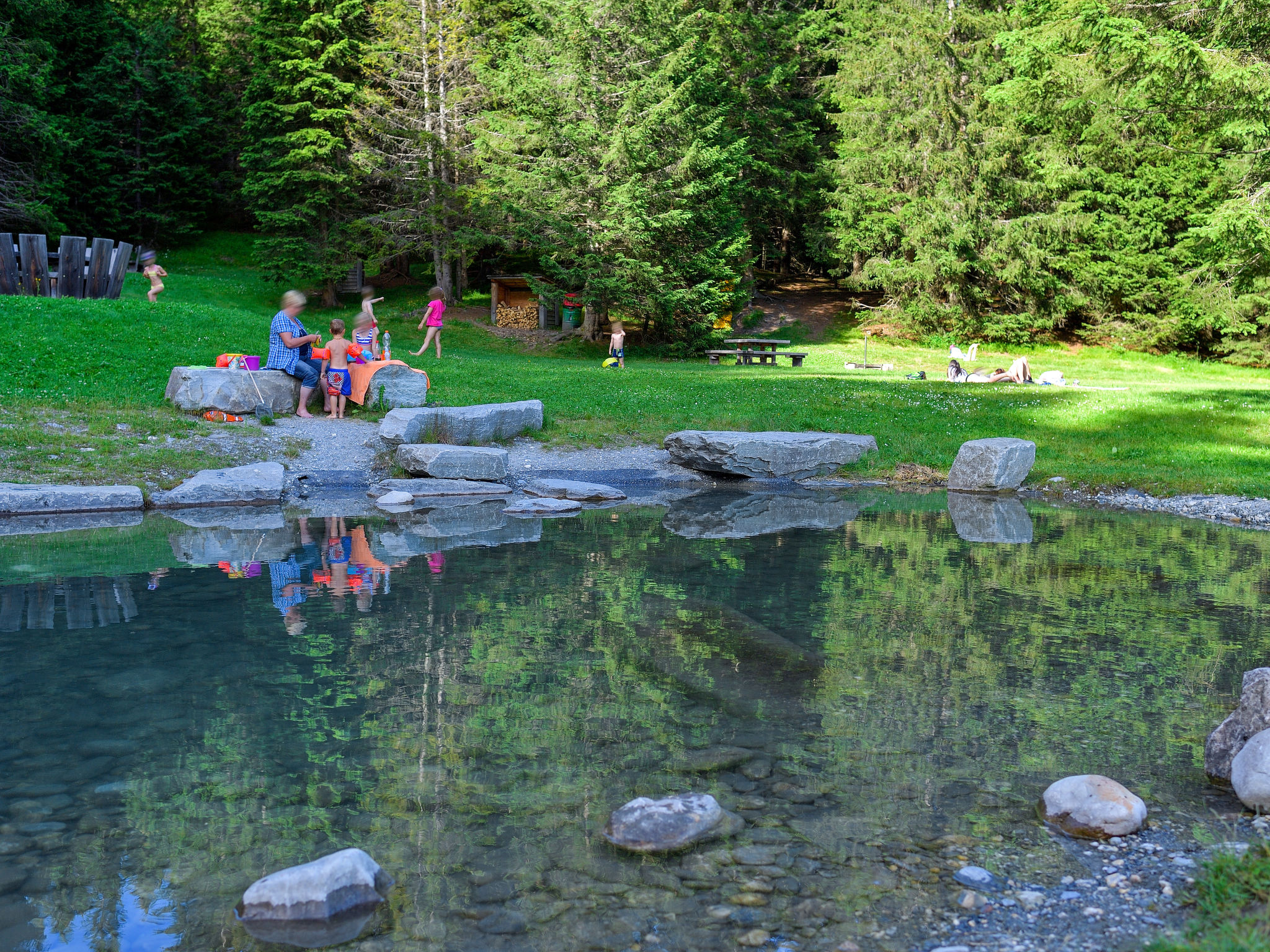 Maiensäss Casaritsch, (Urmein). - Omgeving