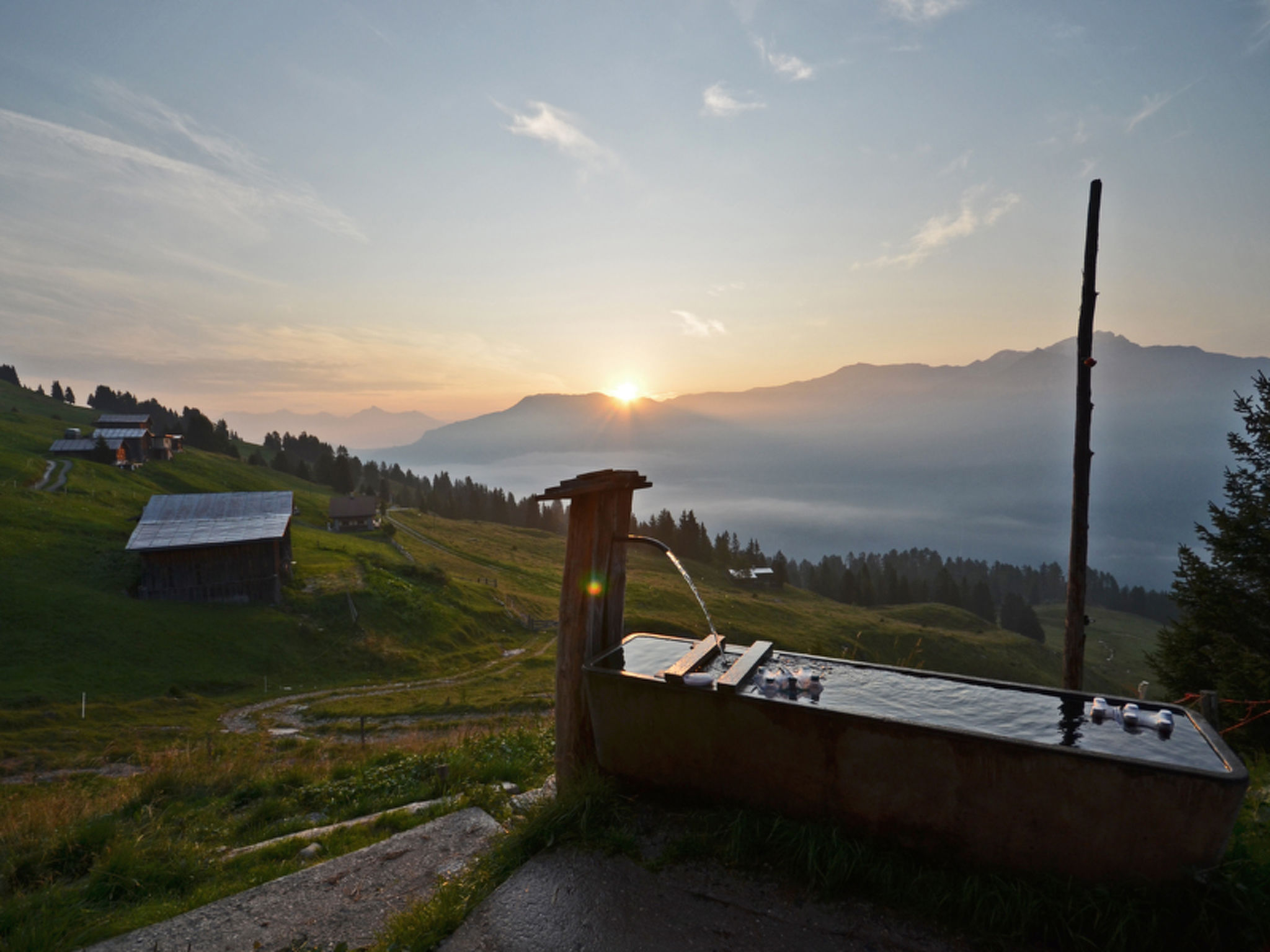 Maiensäss Dros, (Mathon). - Buiten