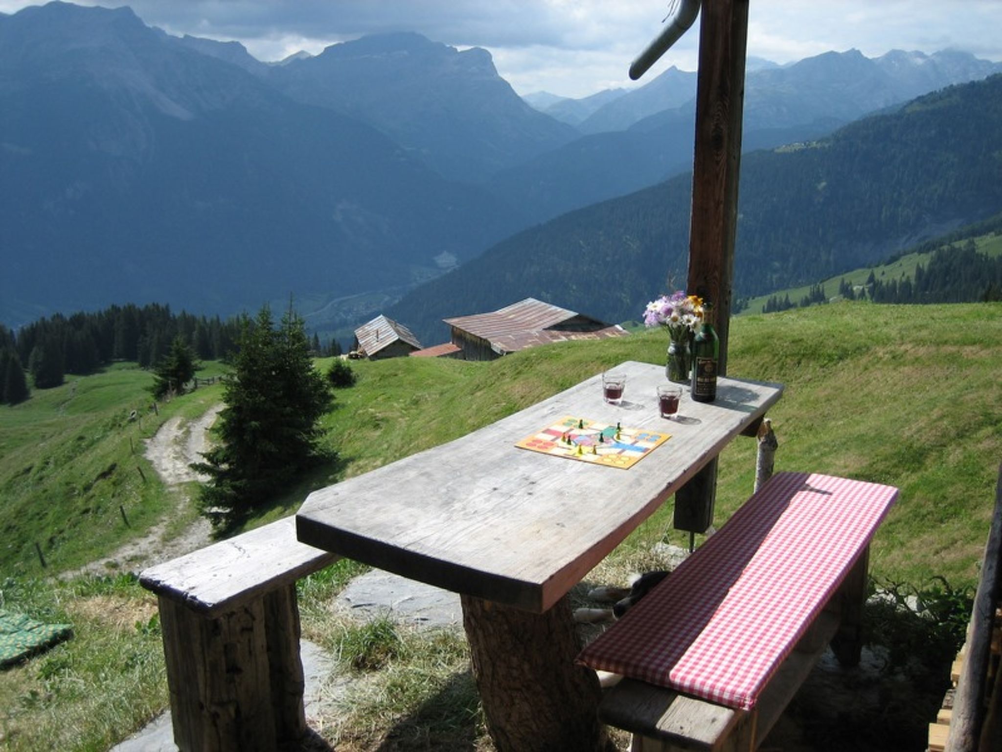 Maiensäss Dros, (Mathon). - Buiten