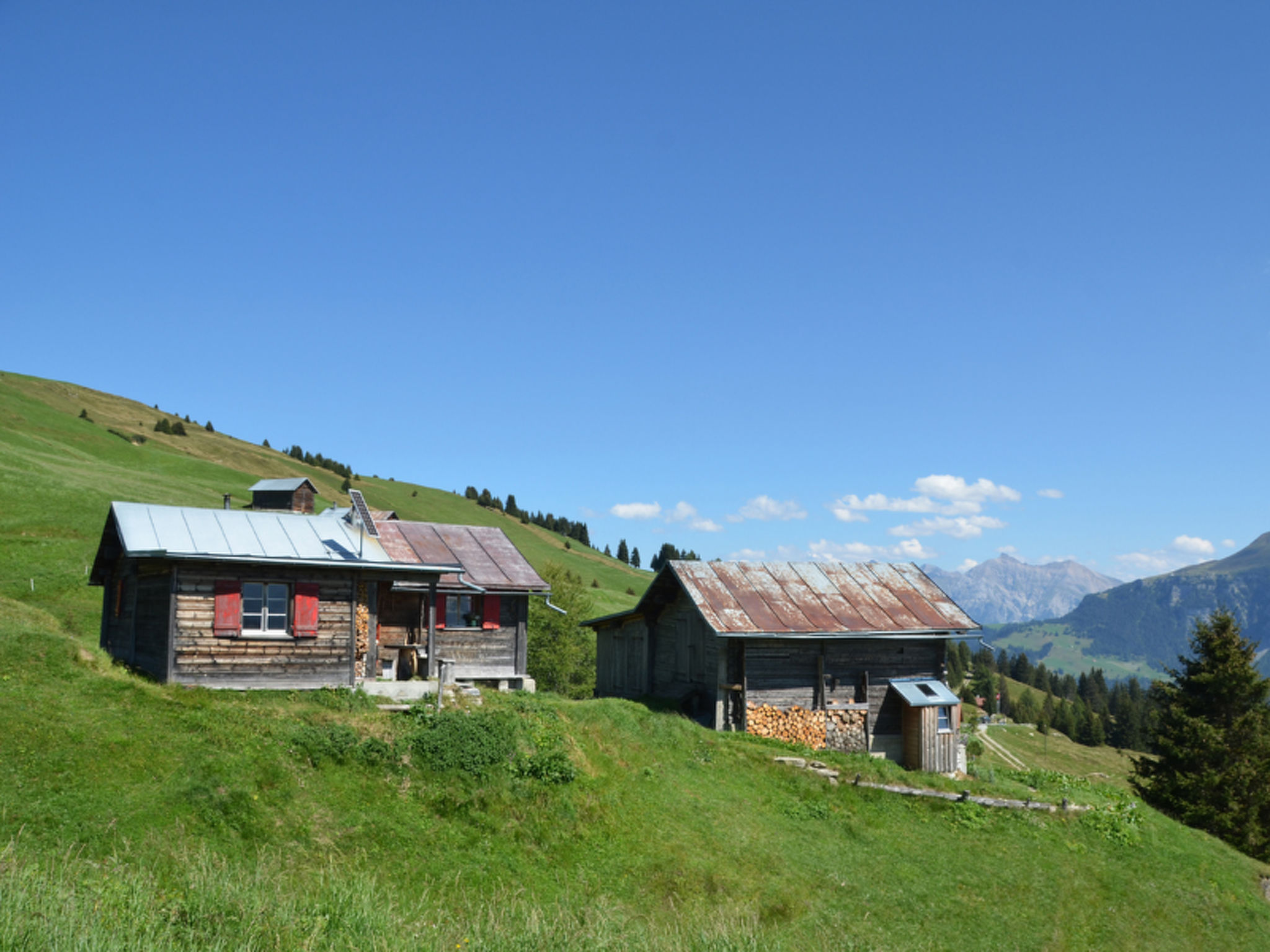 Maiensäss Dros, (Mathon). - Buiten
