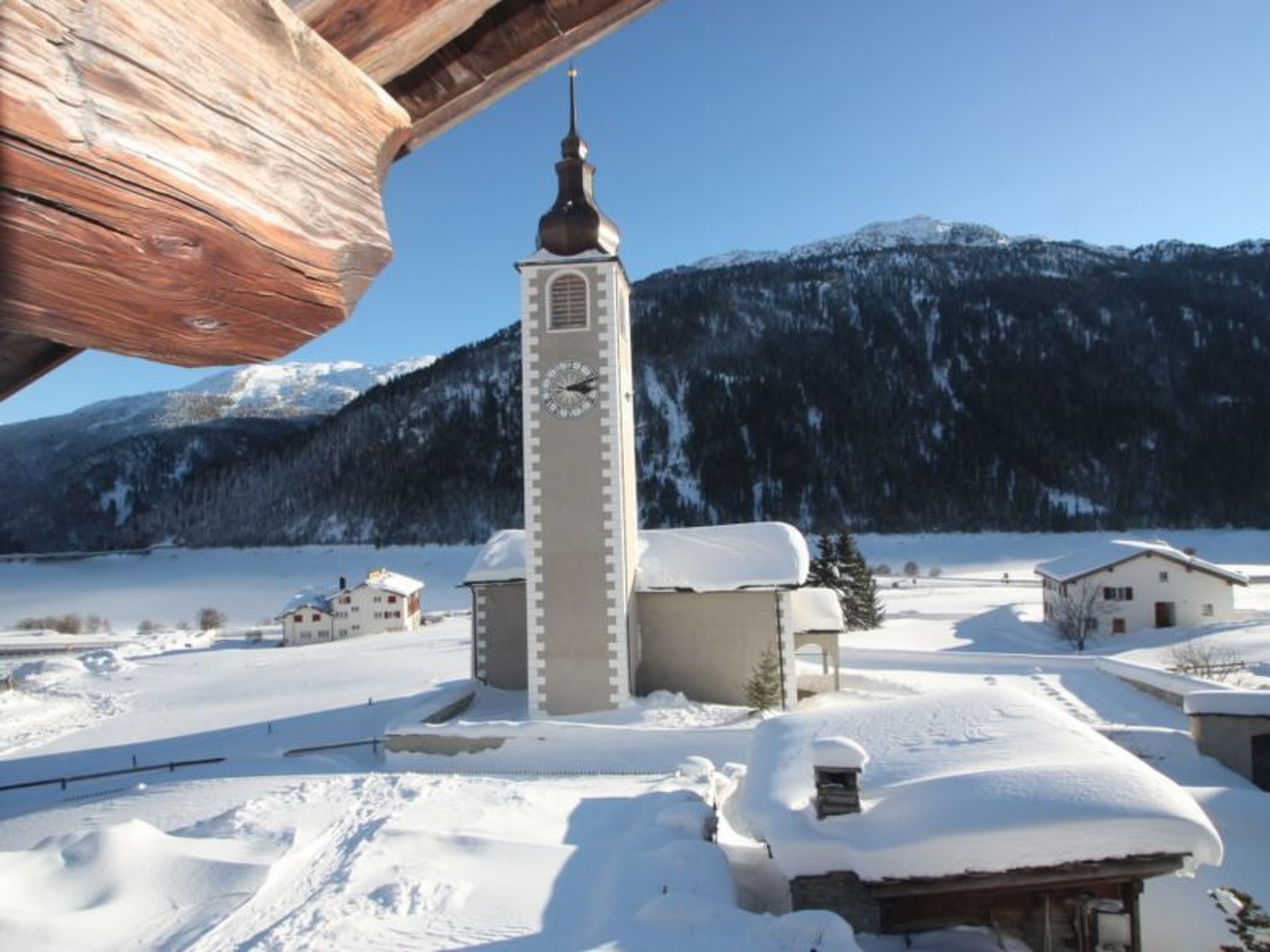 Appartement Wohnung Stücklihaus, (Sufers), – Vue, photo 6 sur 12
