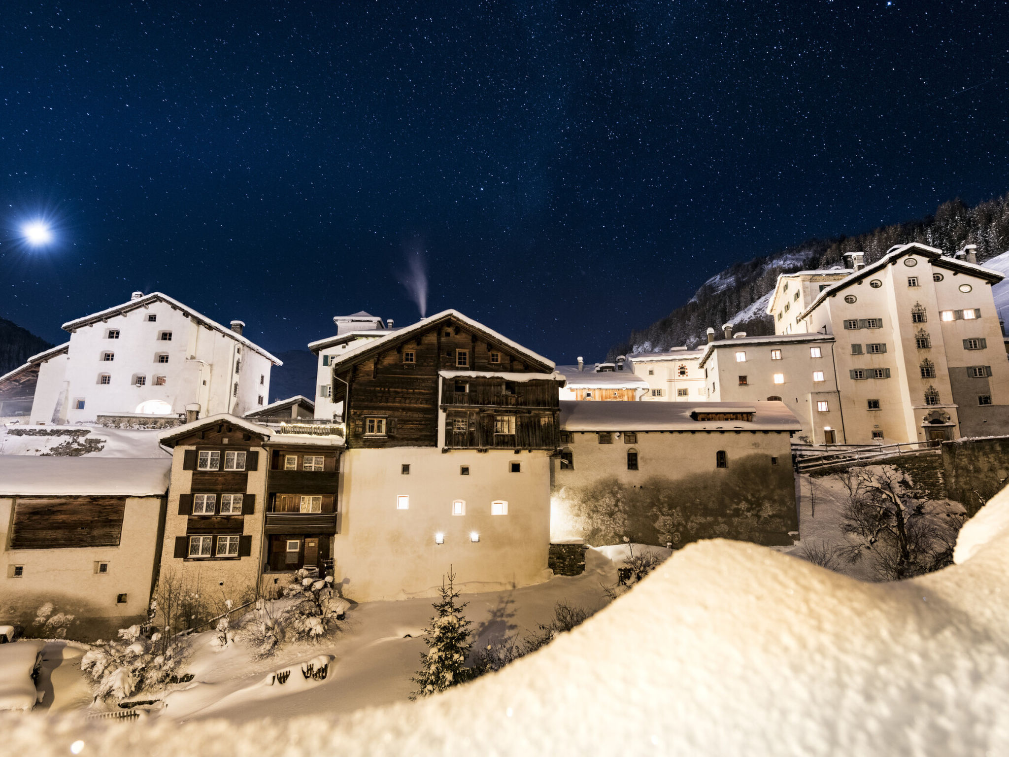Historisches Teiler-Haus, (Splügen). - Buiten