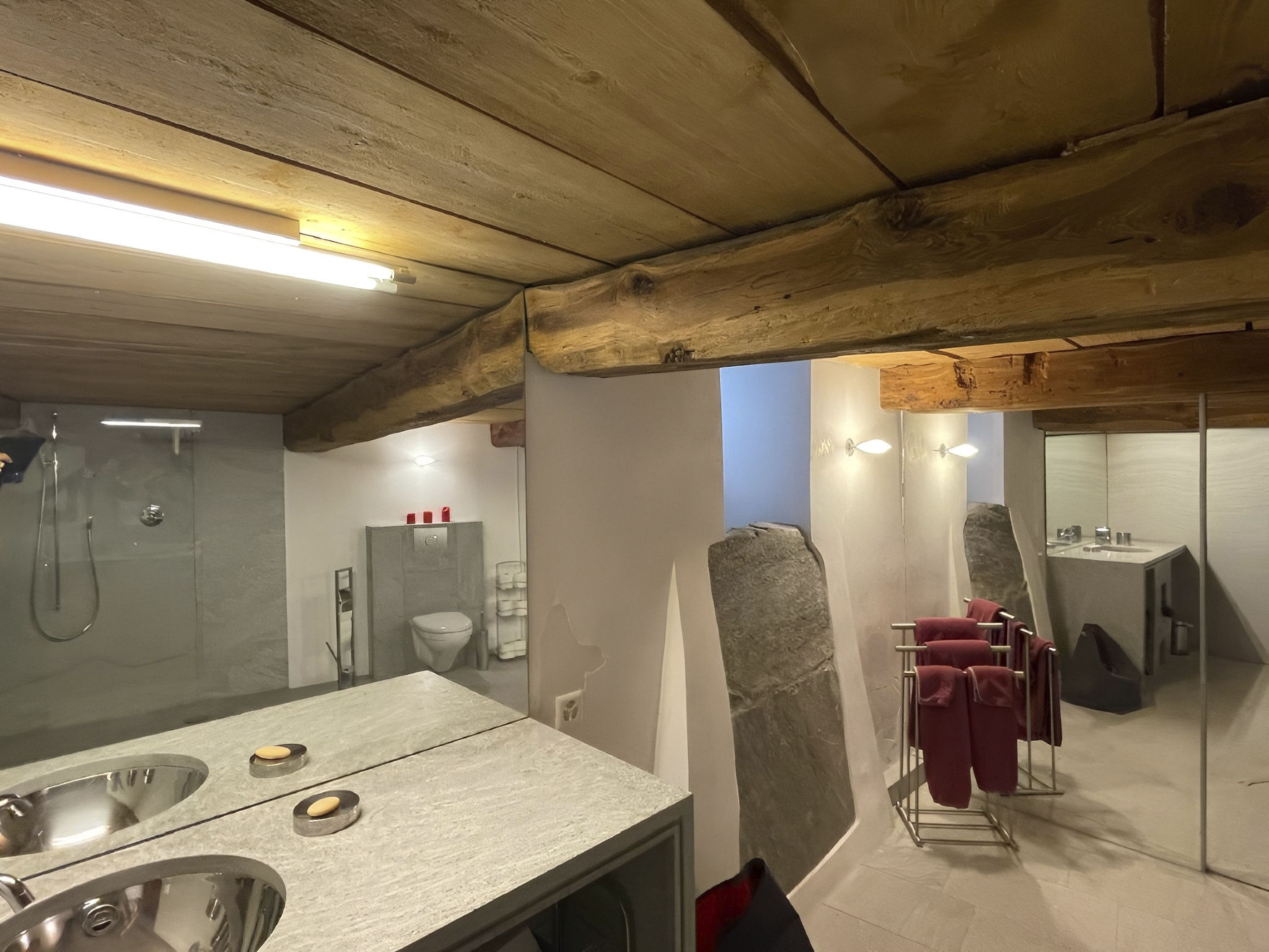 Appartement Historisches Teiler-Haus, (Splügen), – Salle de bains, photo 11 sur 13