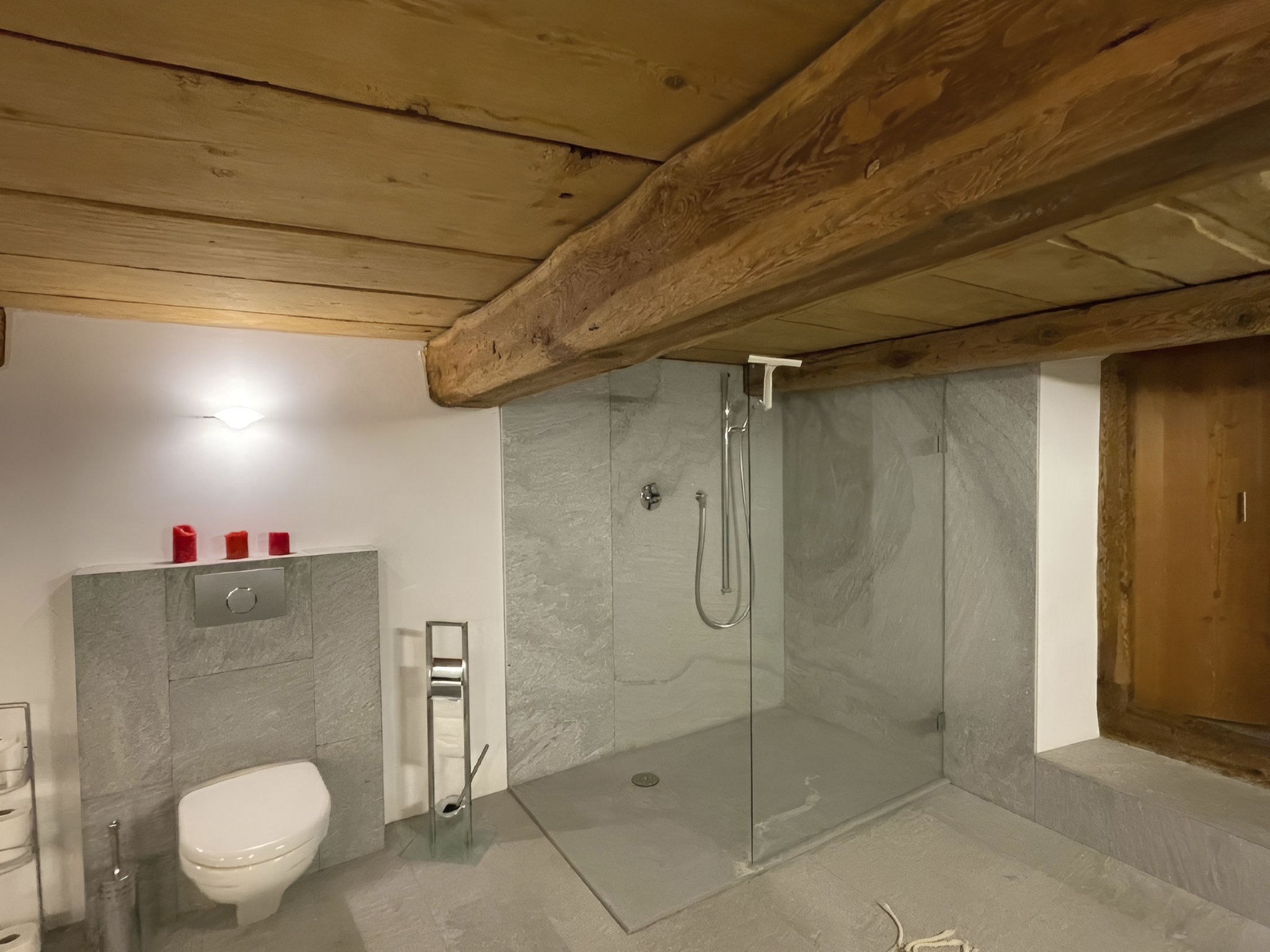 Appartement Historisches Teiler-Haus, (Splügen), – Salle de bains, photo 12 sur 13