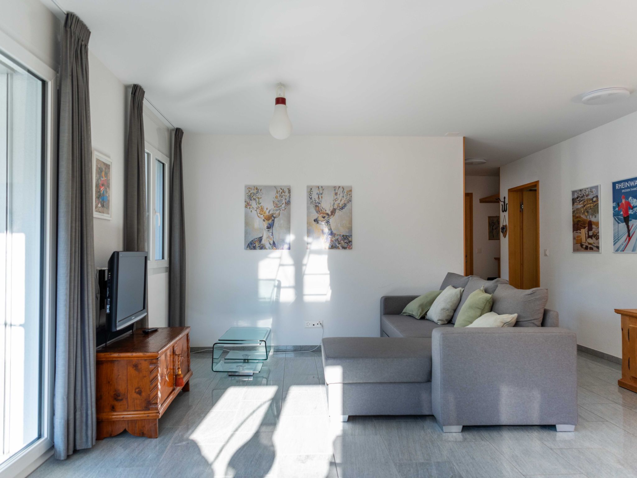 Appartement Mengelt, (Splügen), – Séjour, photo 5 sur 16