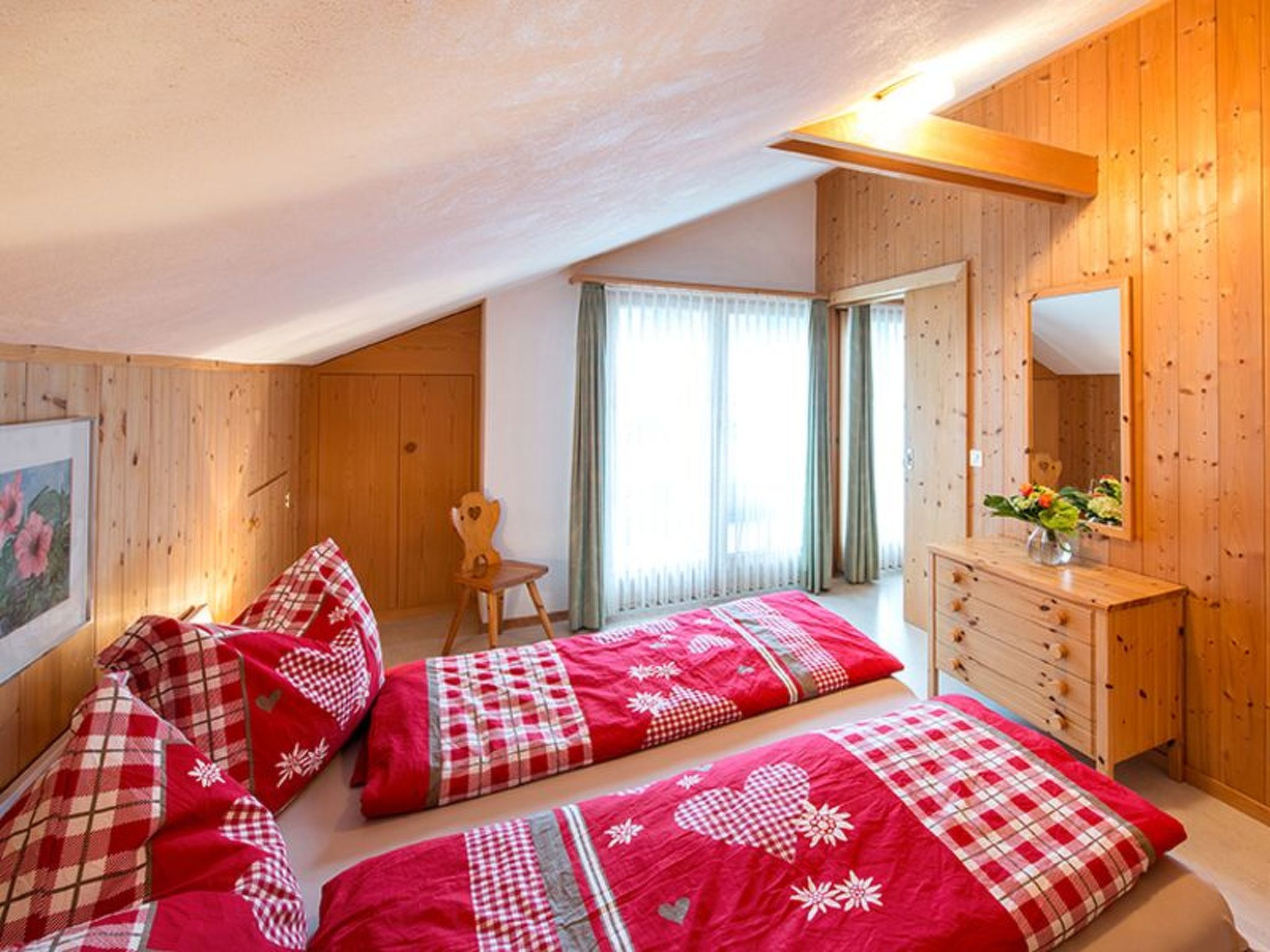 Appartement Ferienhaus Muntschi, (Andeer), – Chambre, photo 6 sur 32