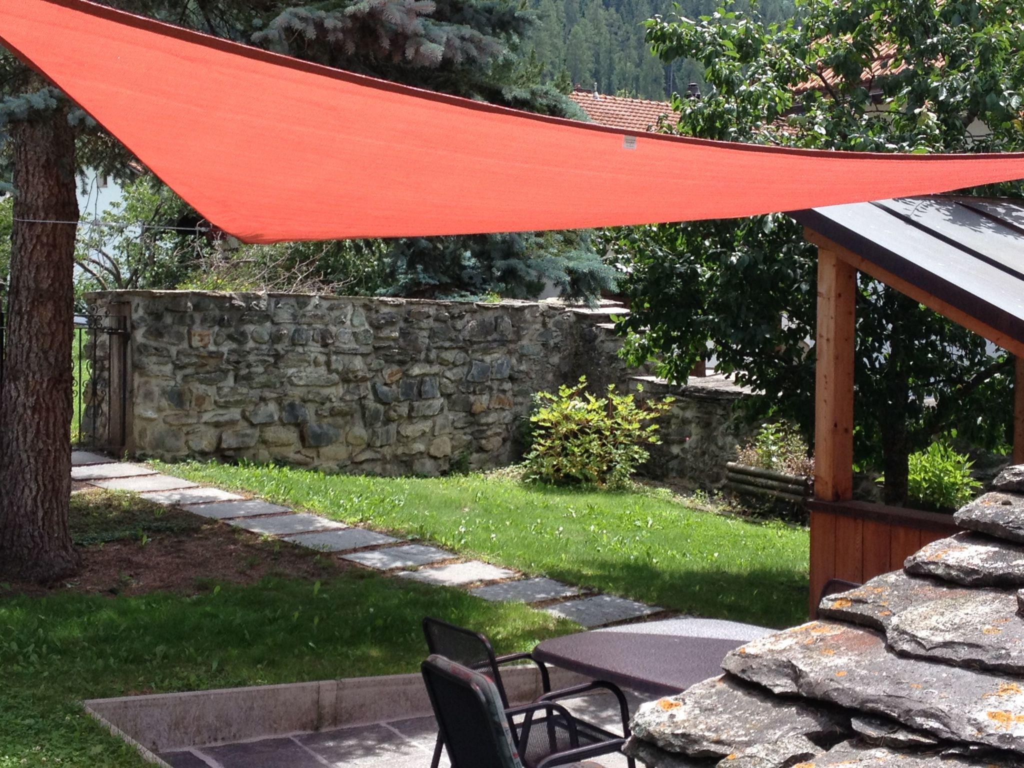 Appartement Haus Fravgia veglia, (Andeer), – Terrasse, photo 5 sur 18