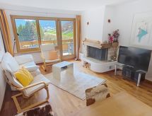 Toissa A6: Appartement met zwembad en sauna in Salouf, 4 km van Savognin - thumbnail 2