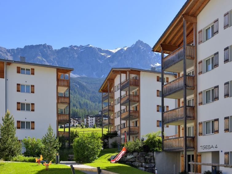 4-persoons appartement in Savognin op 300m van de piste in Savognin