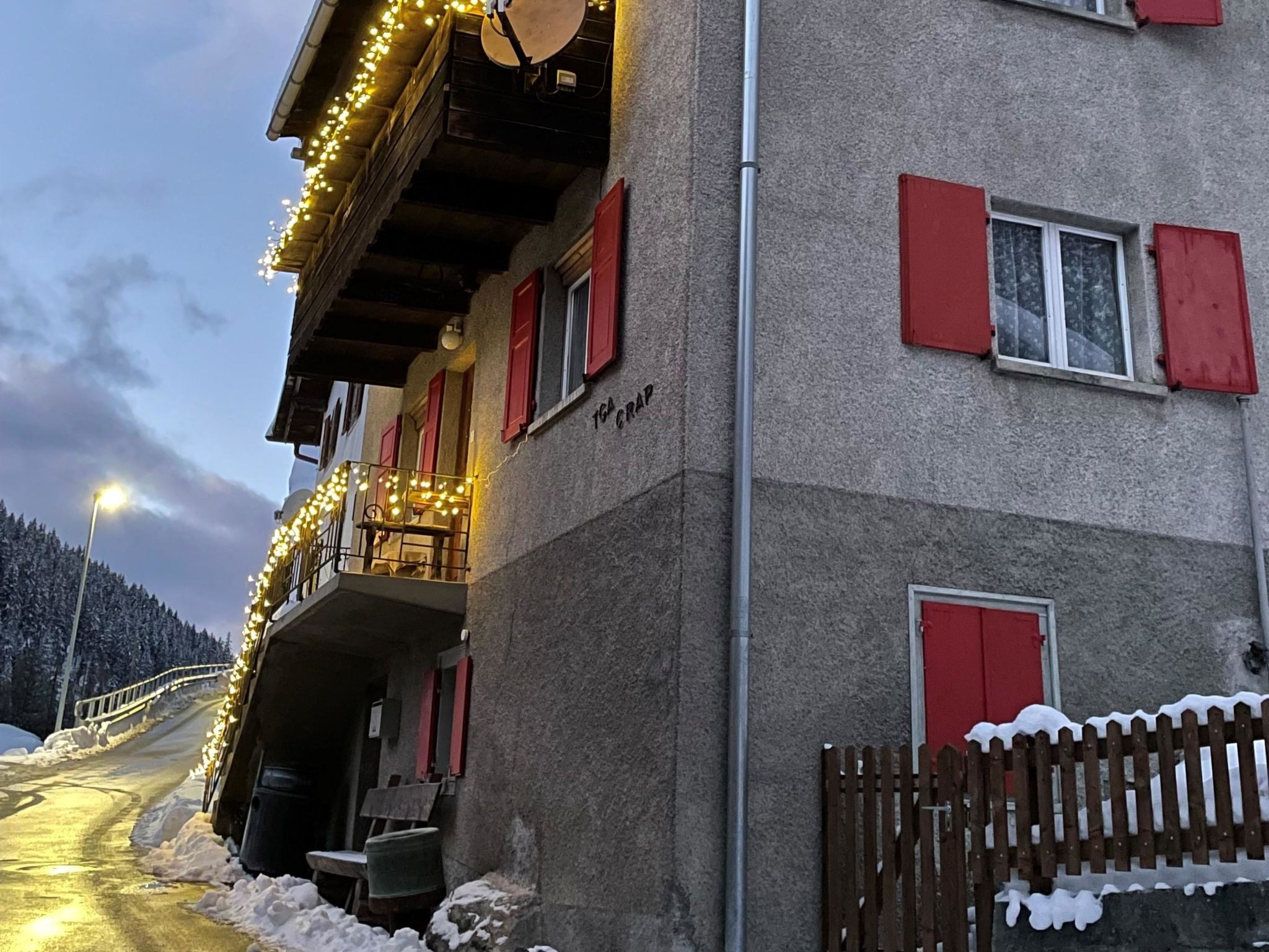 Tga Crap Appartement/Fewo, Dusche, WC, 1 Schlafraum 2.5 Zimmerwohnung - 4 Betten