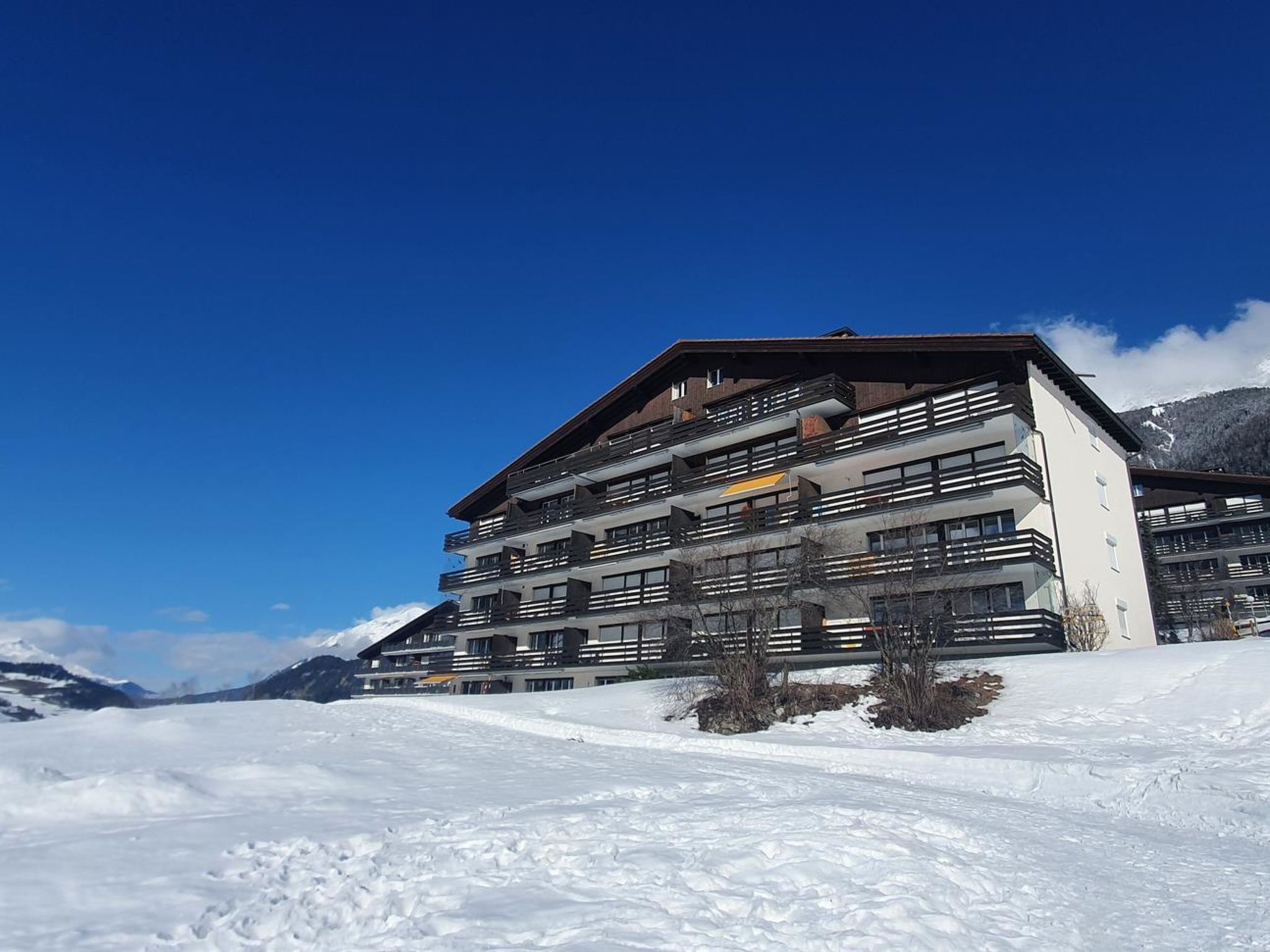 Las Vals E10 Appartement/Fewo, Bad, WC, 2 Schlafräume 3 Zimmerwohnung - 6 Betten