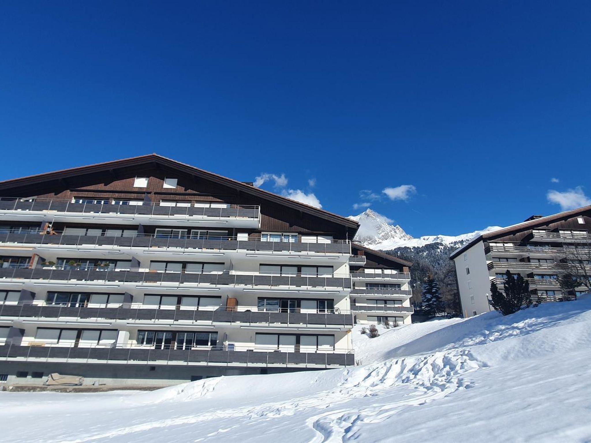 Las Vals B5 Appartement/Fewo, Bad, WC, 2 Schlafräume 3 Zimmerwohnung - 5 Betten