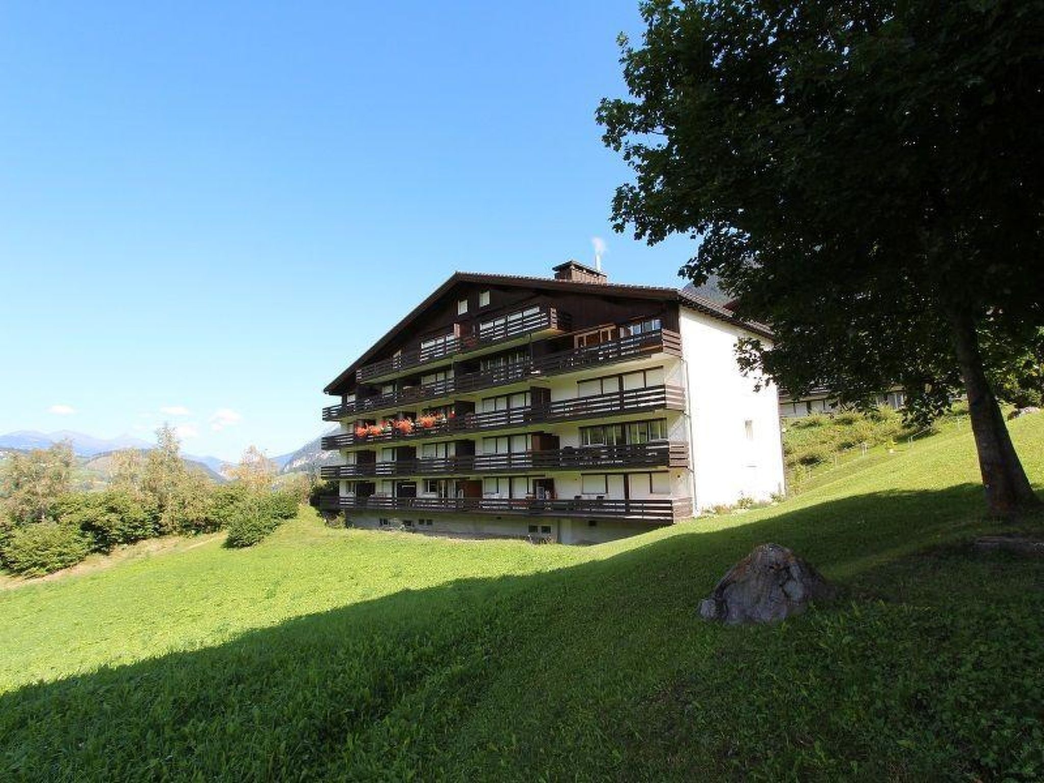Las Vals D15 Appartement/Fewo, Bad, WC, 2 Schlafräume 3 Zimmerwohnung - 5 Betten - Buiten