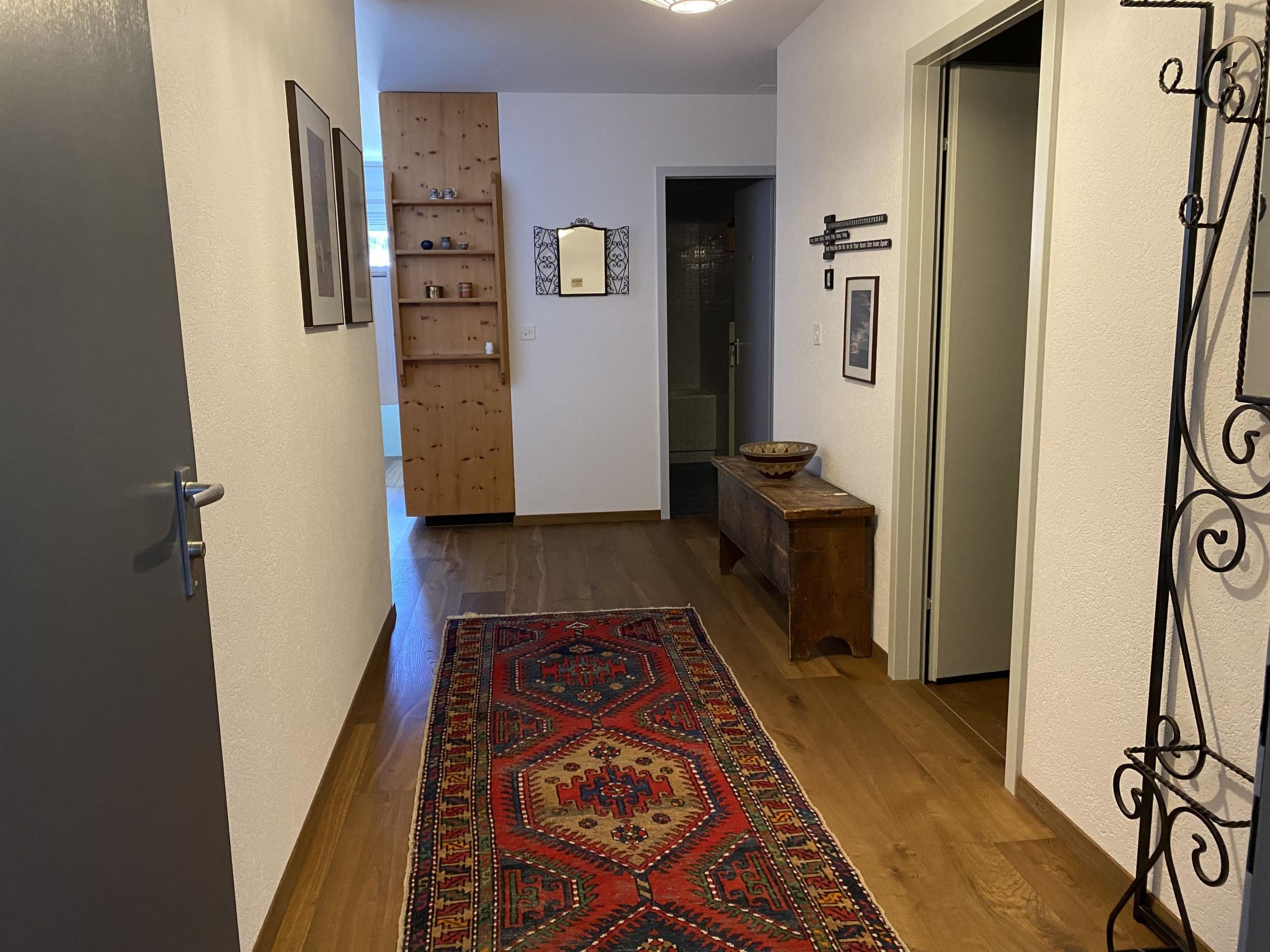 Tga Rundigna Appartement/Fewo, Dusche oder Bad, WC, 2 Schlafräume