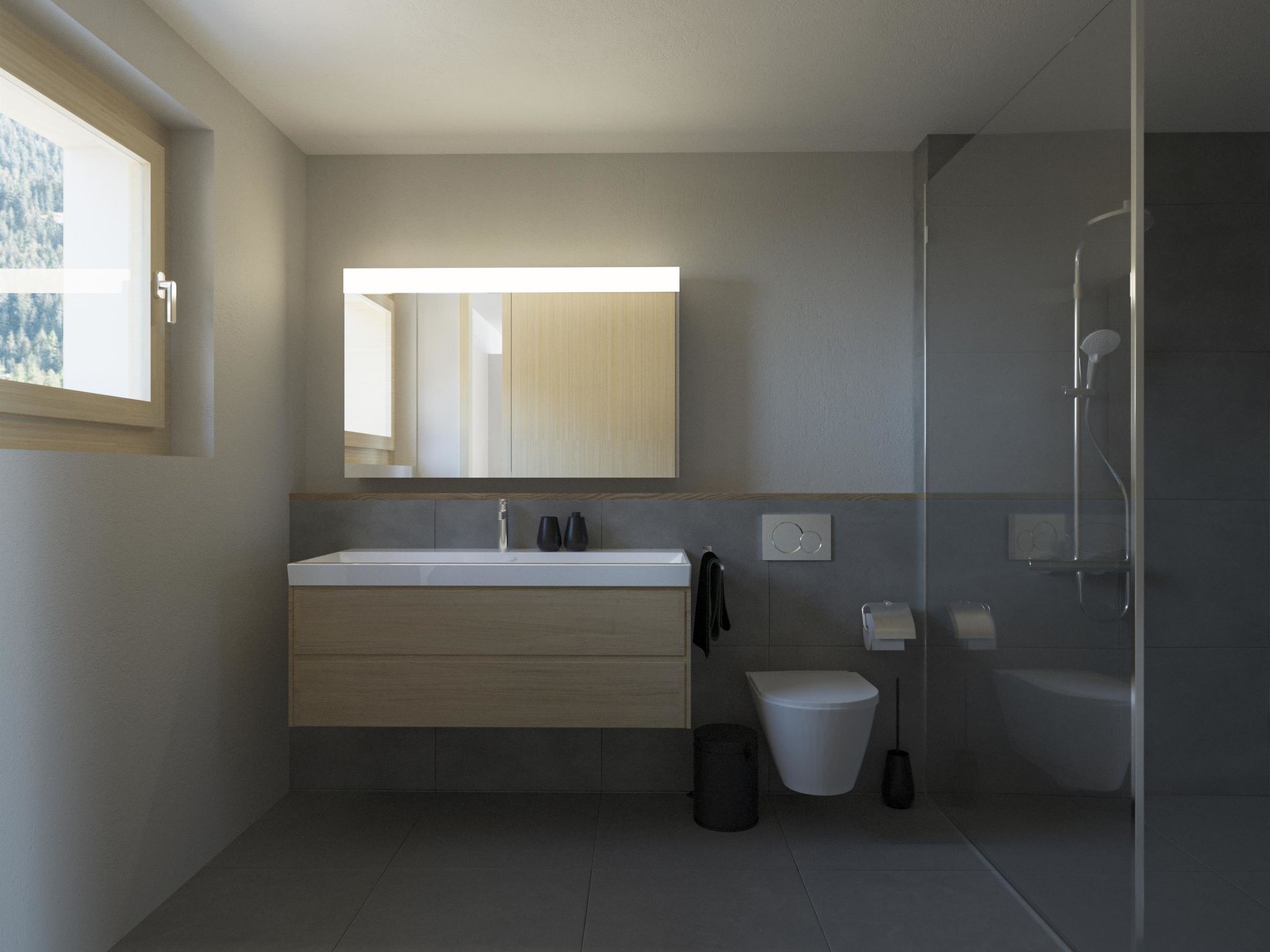 Residenza Grava Appartement/Fewo, Dusche, WC, 1 Schlafraum - Inside