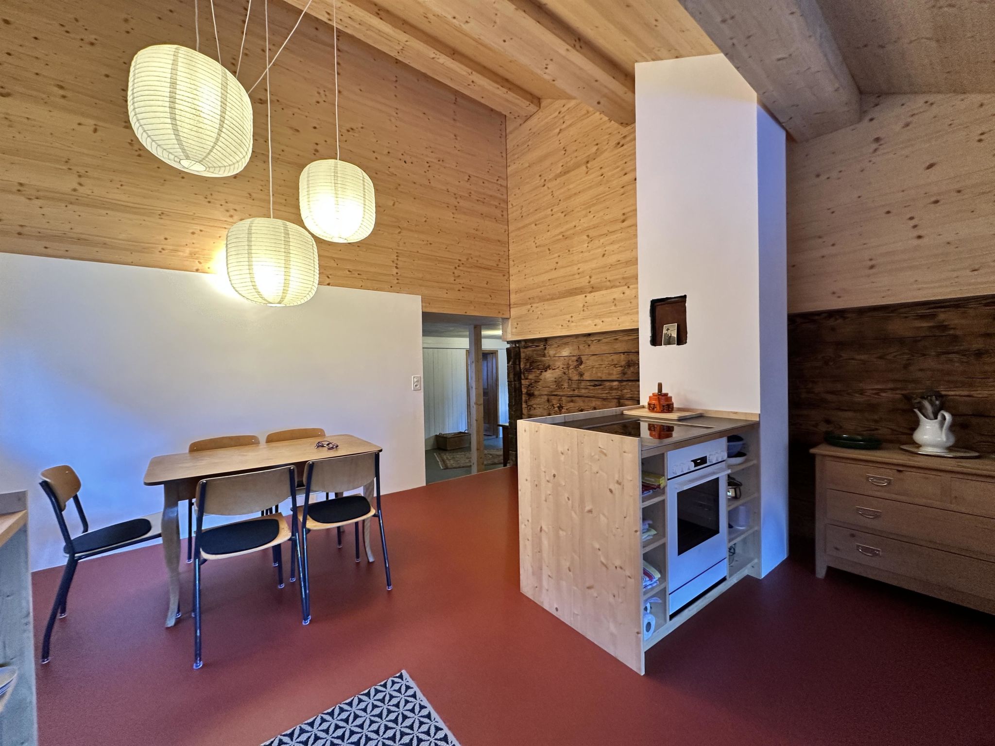 Visoura Parsonz Appartement/Fewo, Dusche und Bad, WC, 2 Schlafräume - Drinnen