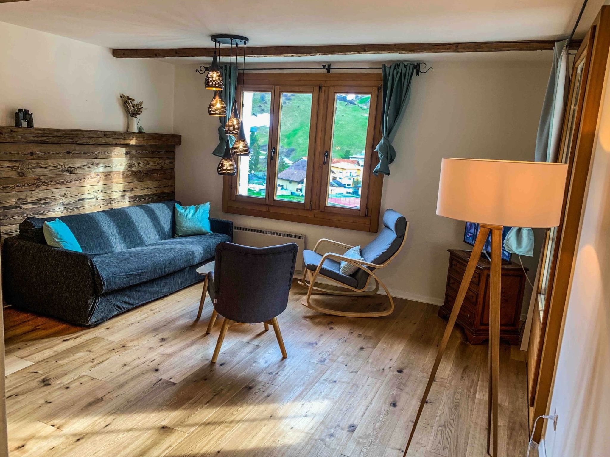 Mit Blick in die Berge