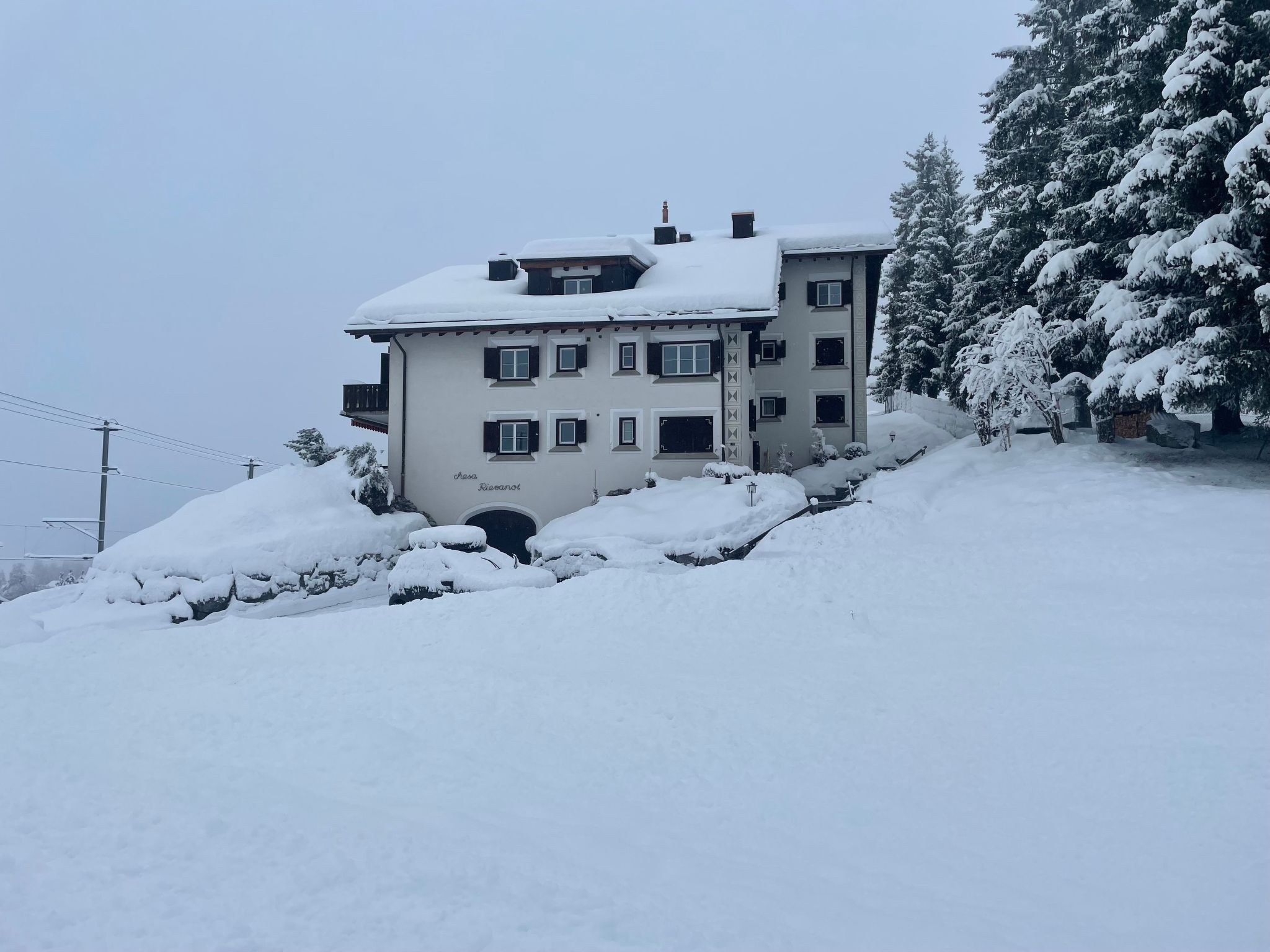 Appartement Chesa Rievanot, (Bergün/Bravuogn), 136 – Extérieur de la maison, photo 8 sur 29