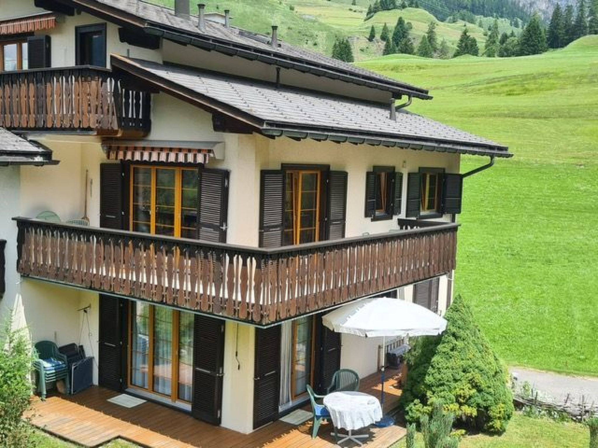 Appartement Albula B Chasa Nana, (Bergün/Bravuogn), 232 – Extérieur de la maison, photo 32 sur 49