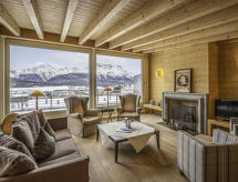 Riant appartement in Samedan, vlakbij St. Moritz en de skipistes - thumbnail 1