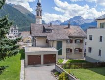 Chesa Talvo: Charmant appartement aan de skipiste in Samedan - thumbnail 1