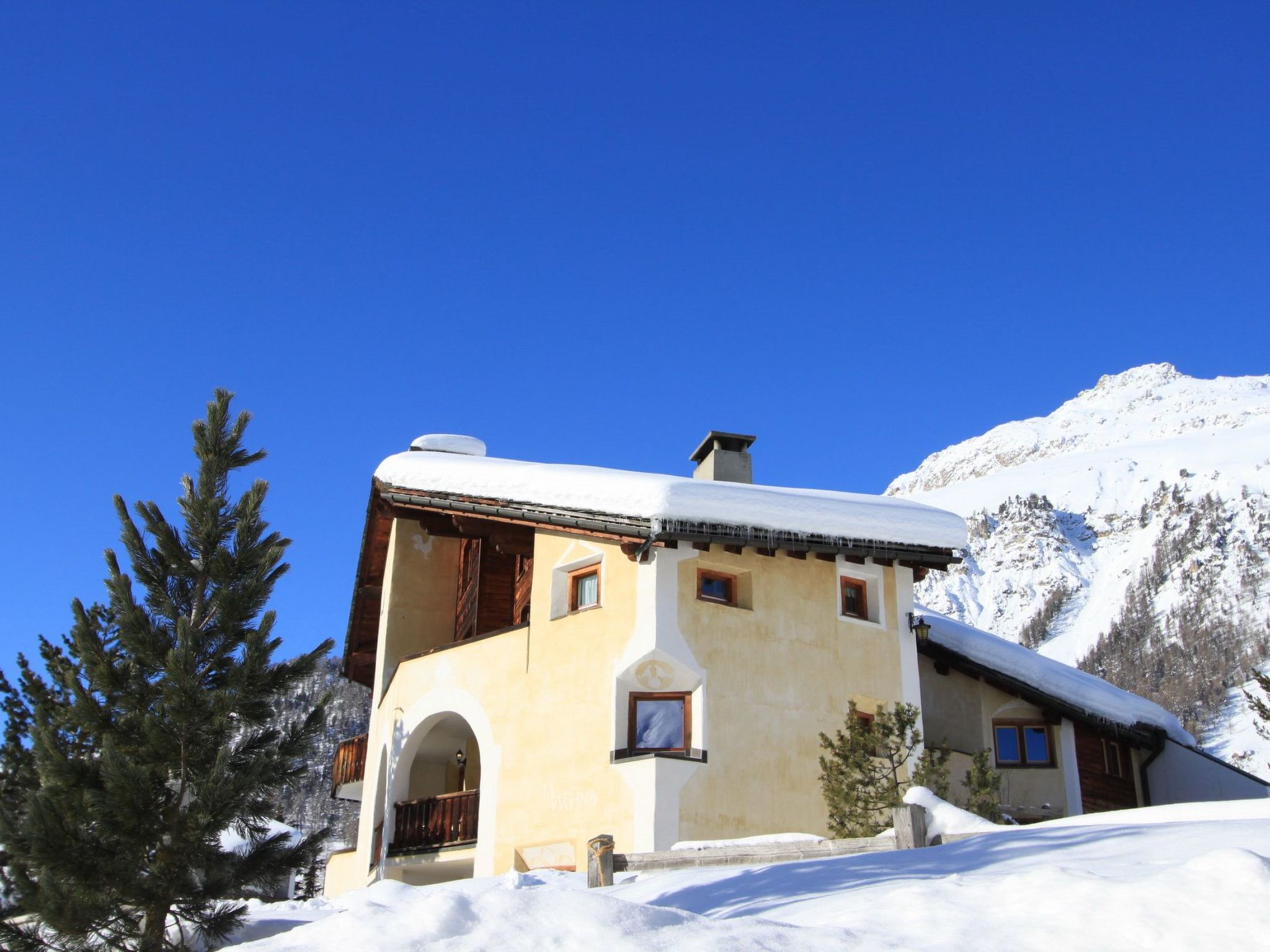 Apartment Tauschna mit Privat-Pool - Outside