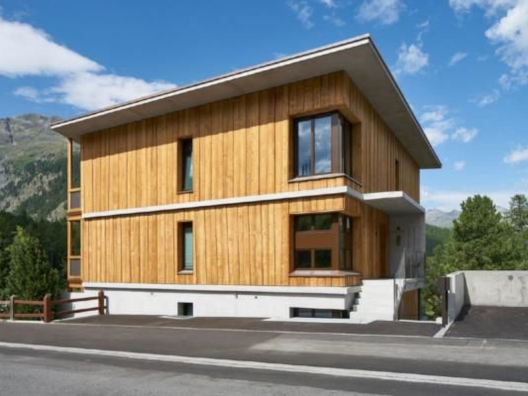 Alpine Lodge 2-Bett-Wohnung Chesa a la Punt / "Bergbahnen All inklusive" im Som Villa in Pontresina