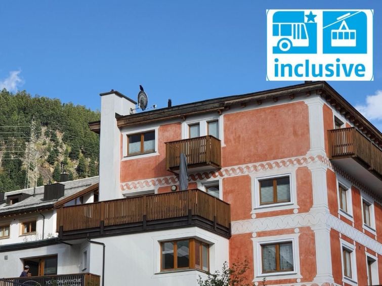2-persoons appartement met bergzicht in centrum Pontresina · 2 pers. in Pontresina