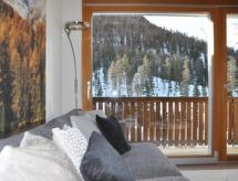 Chesa Romana: Sfeervol appartement aan de skipiste in Pontresina - thumbnail 2