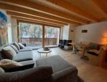 Chesa Romana: Sfeervol appartement aan de skipiste in Pontresina - thumbnail 4