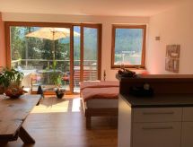 Knusse studio Pontresina: uitzicht, wellness & skipiste nabij - thumbnail 1
